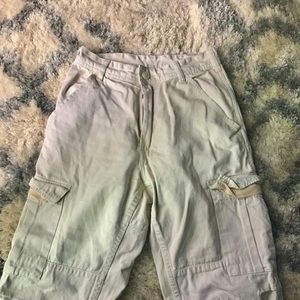 Brandy Melville White/Cream Cargos